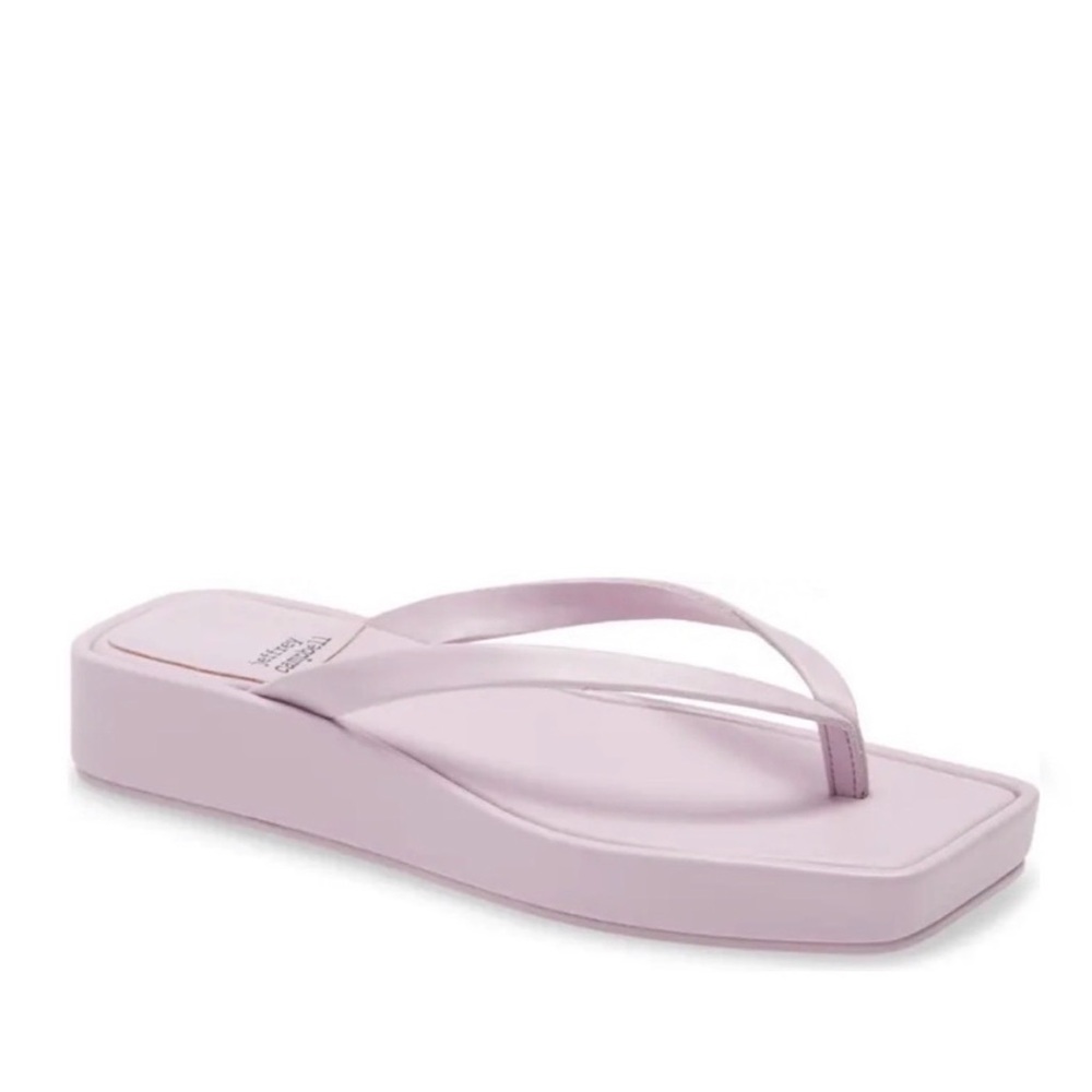 Jeffrey Campbell Dusty Lilac Flavio Platform Flip Flop Sandal